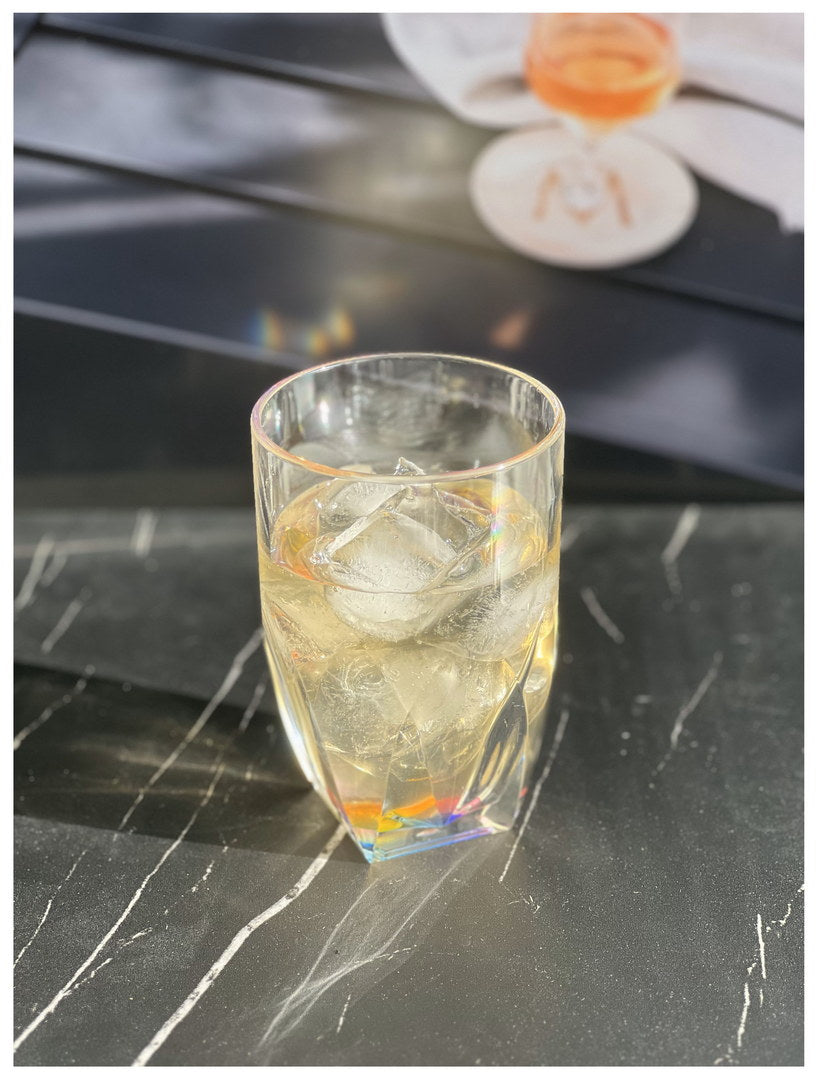 Rainbow Diamond Acrylic Glasses Drinking Set