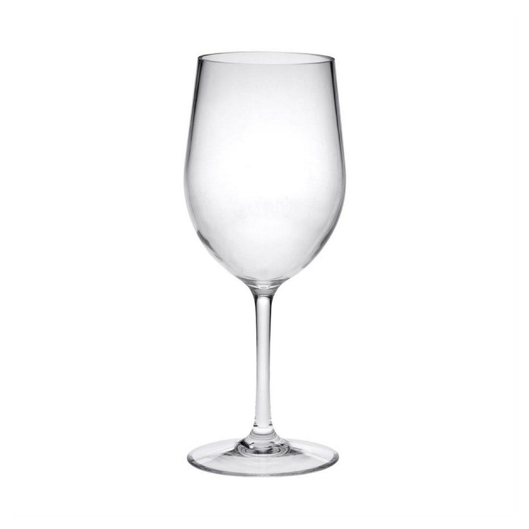 Plastic Wine Glasses Set of 4 (12oz) - BPA Free Tritan
