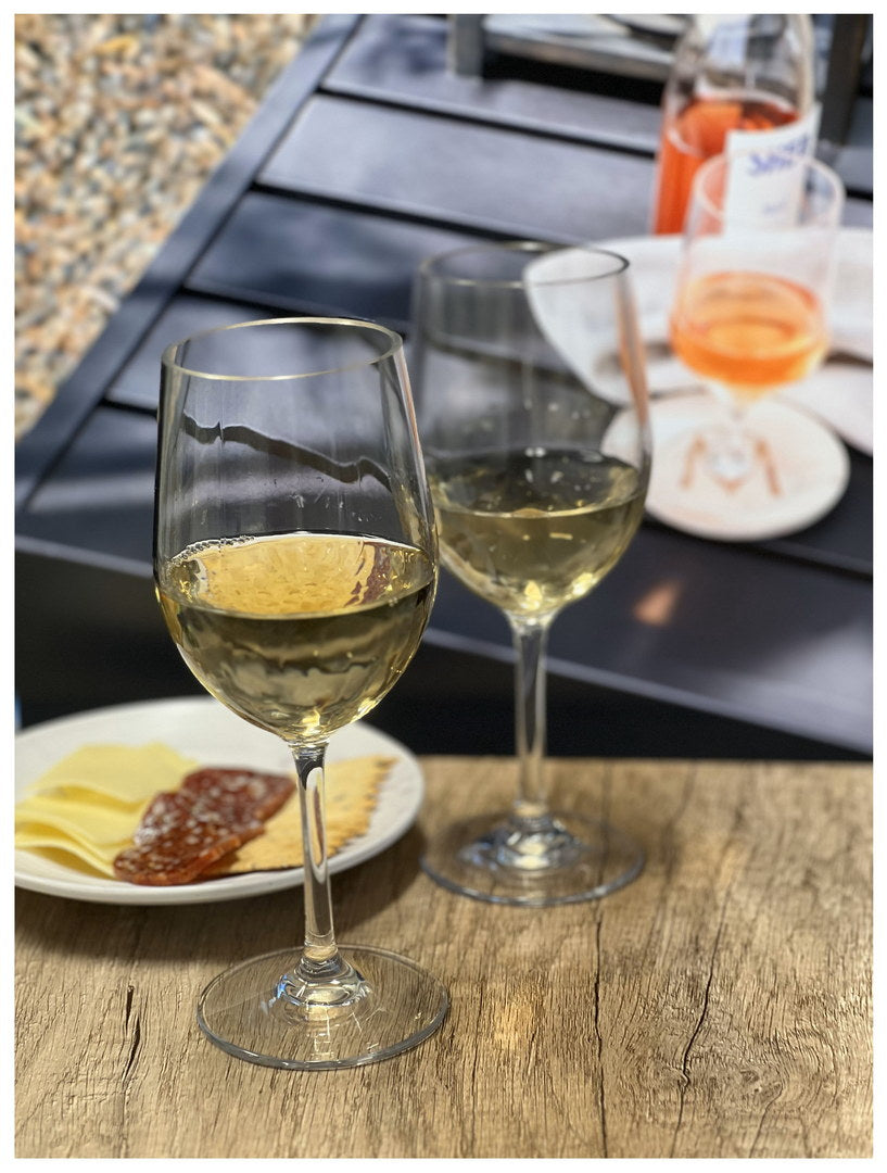 Plastic Wine Glasses Set of 4 (12oz) - Unbreakable Tritan Hammer Set