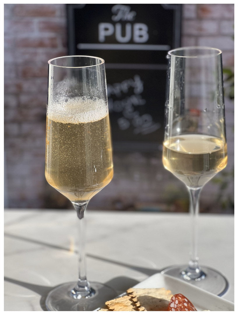 Tritan Lexington Plastic Champagne Flutes Set of 4 (10oz)