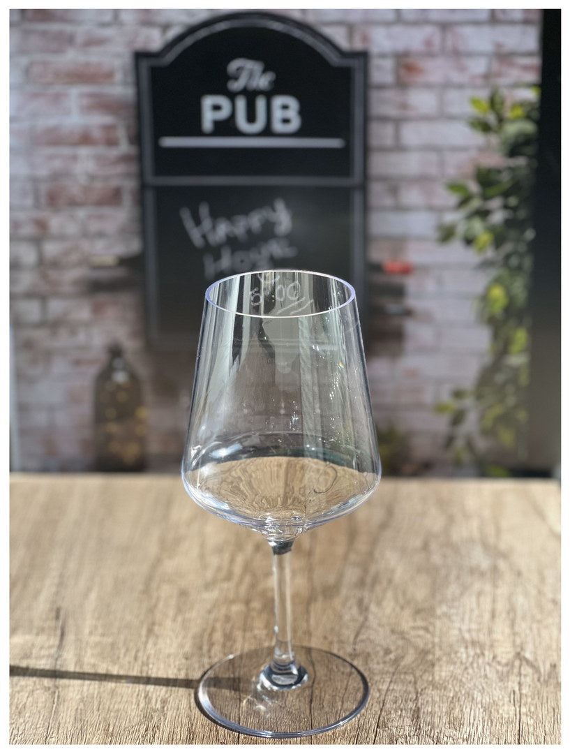 Plastic Wine Glasses Set of 4 (18oz) - Unbreakable Tritan