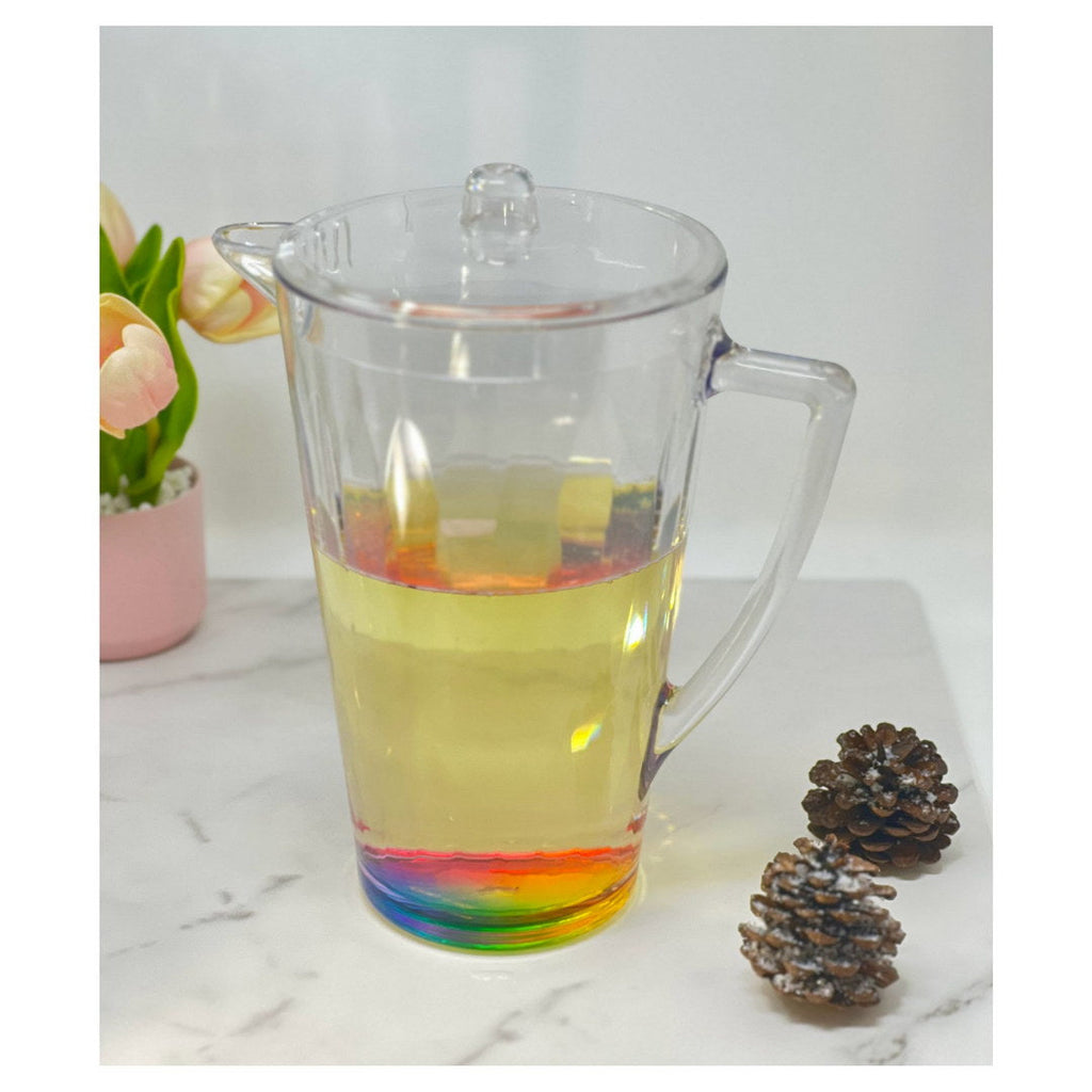 2.5 Quarts Water Pitcher with Lid - Unbreakable Plastic Design