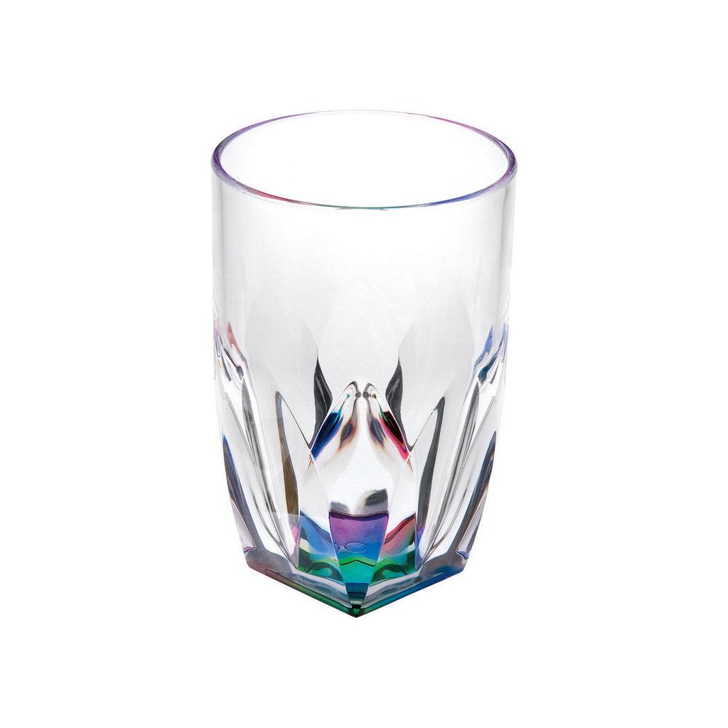 Rainbow Diamond Acrylic Glasses Drinking Set