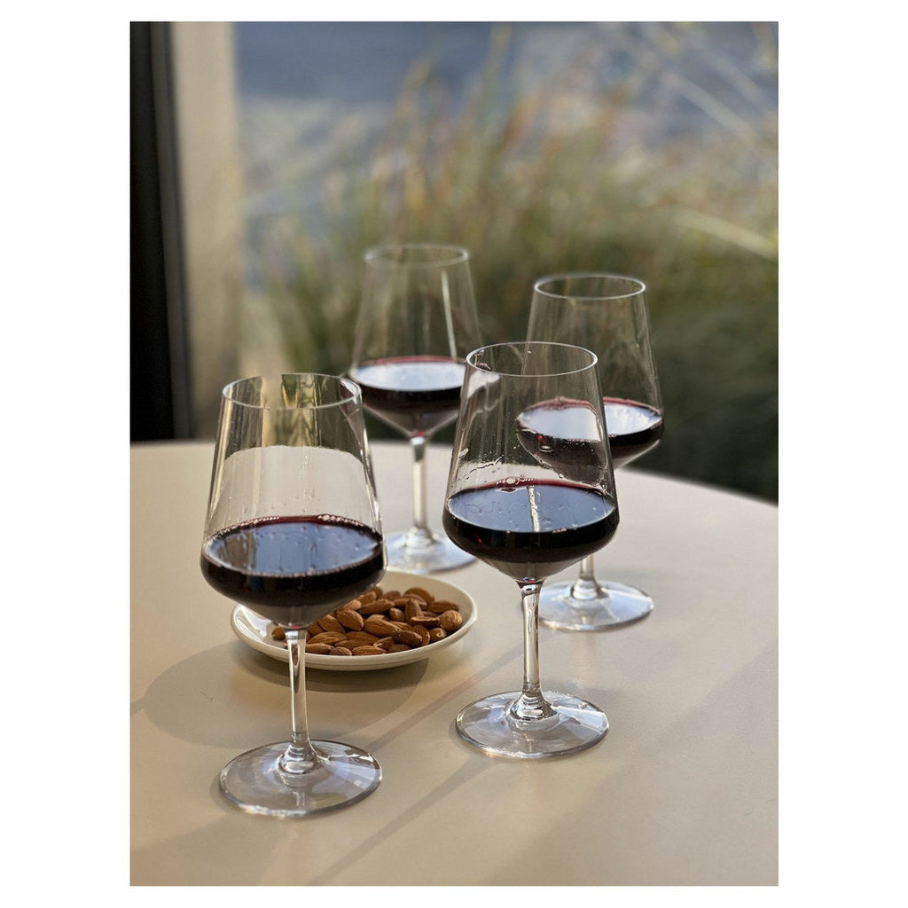 Plastic Wine Glasses Set of 4 (18oz) - Unbreakable Tritan
