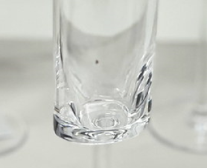 Oval Halo Plastic Champagne Flutes Set of 4 (4oz)
