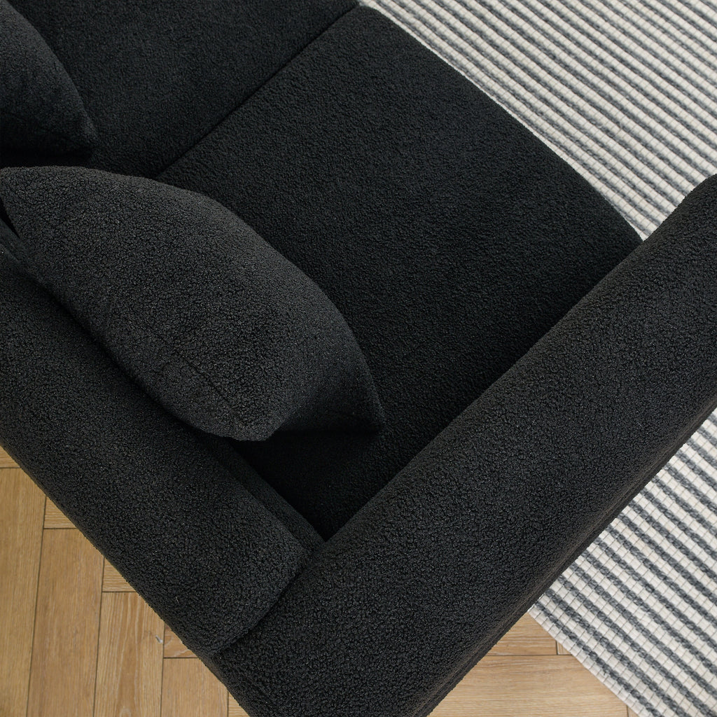 Cloud-Shaped Plush Sofa Set