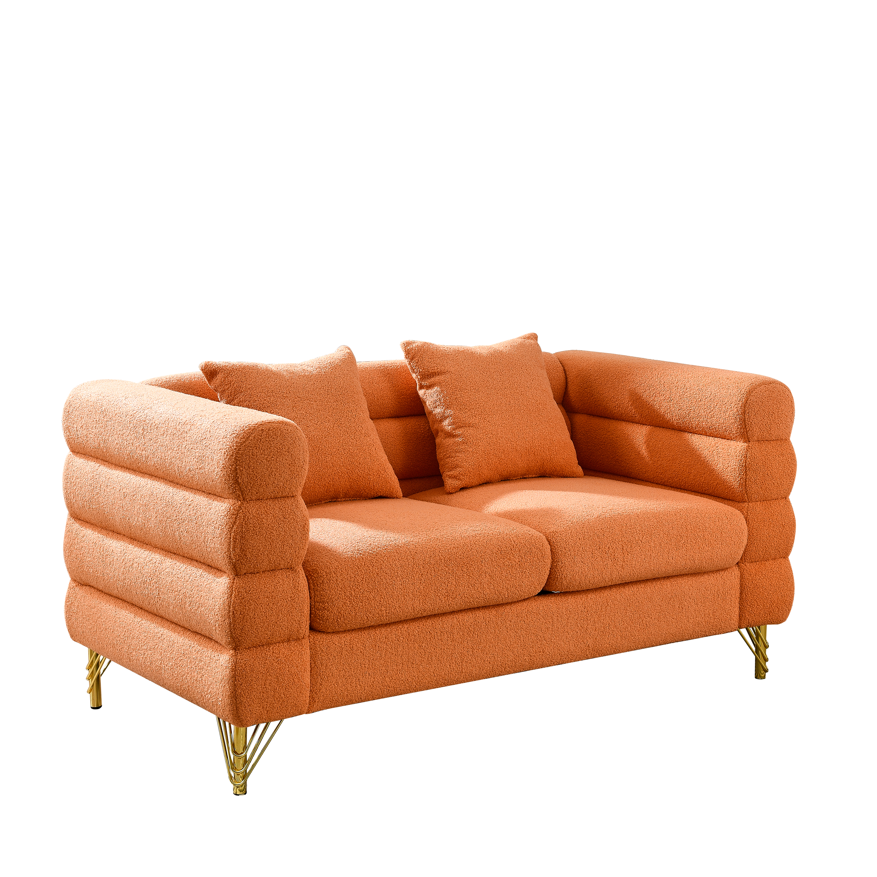 60 Inch Oversized 2 Seater Sectional Sofa