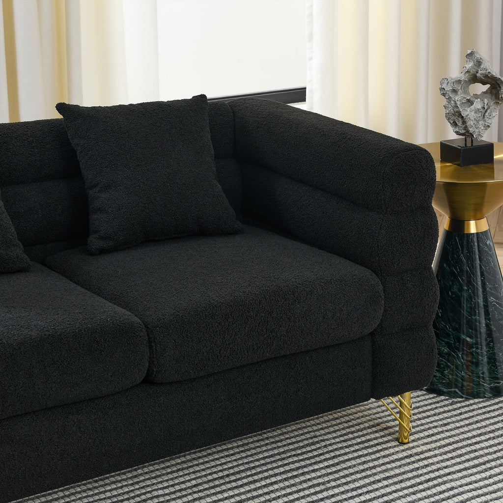 Cloud-Shaped Plush Sofa Set