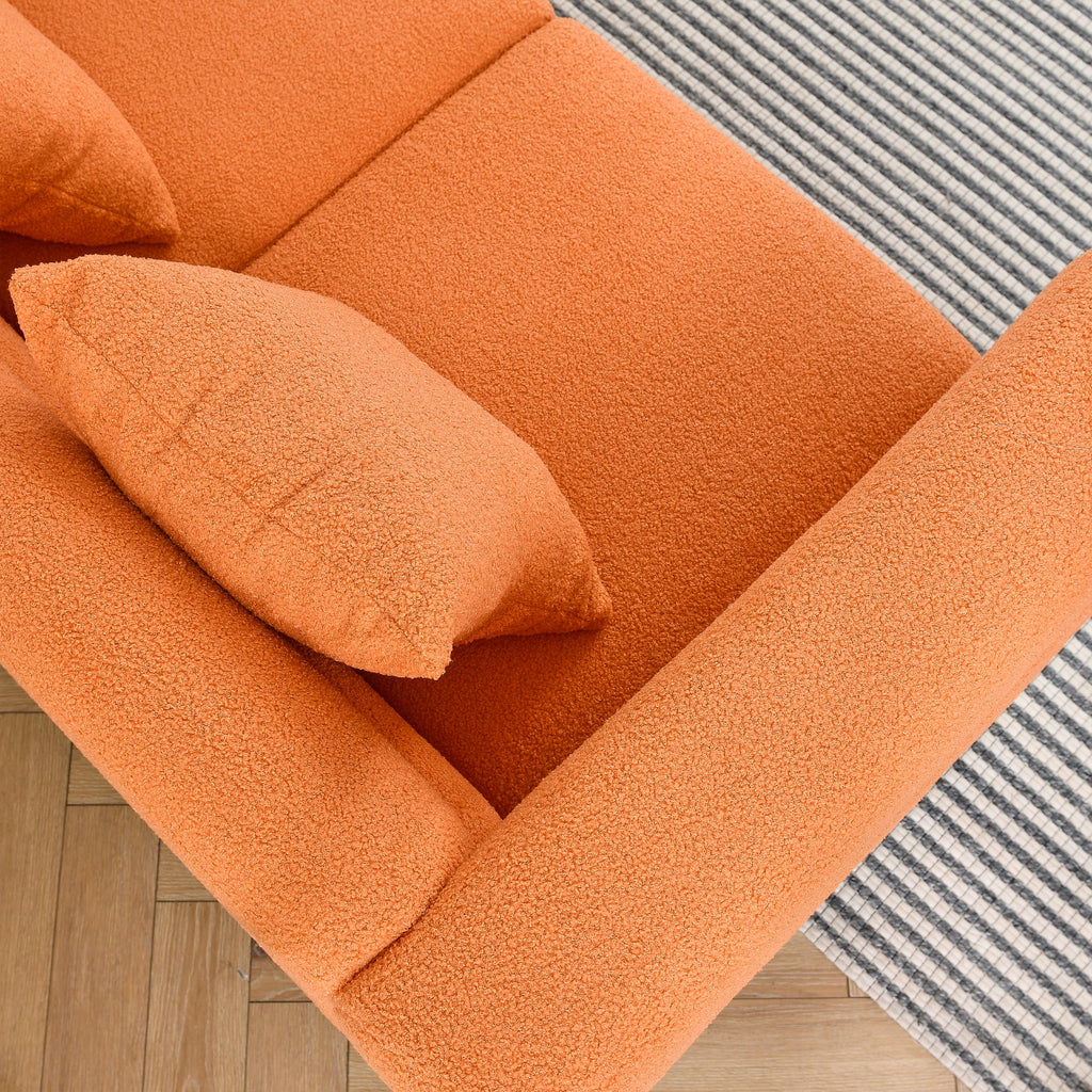 60 Inch Oversized 2 Seater Sectional Sofa