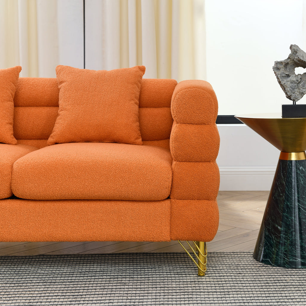 60 Inch Oversized 2 Seater Sectional Sofa