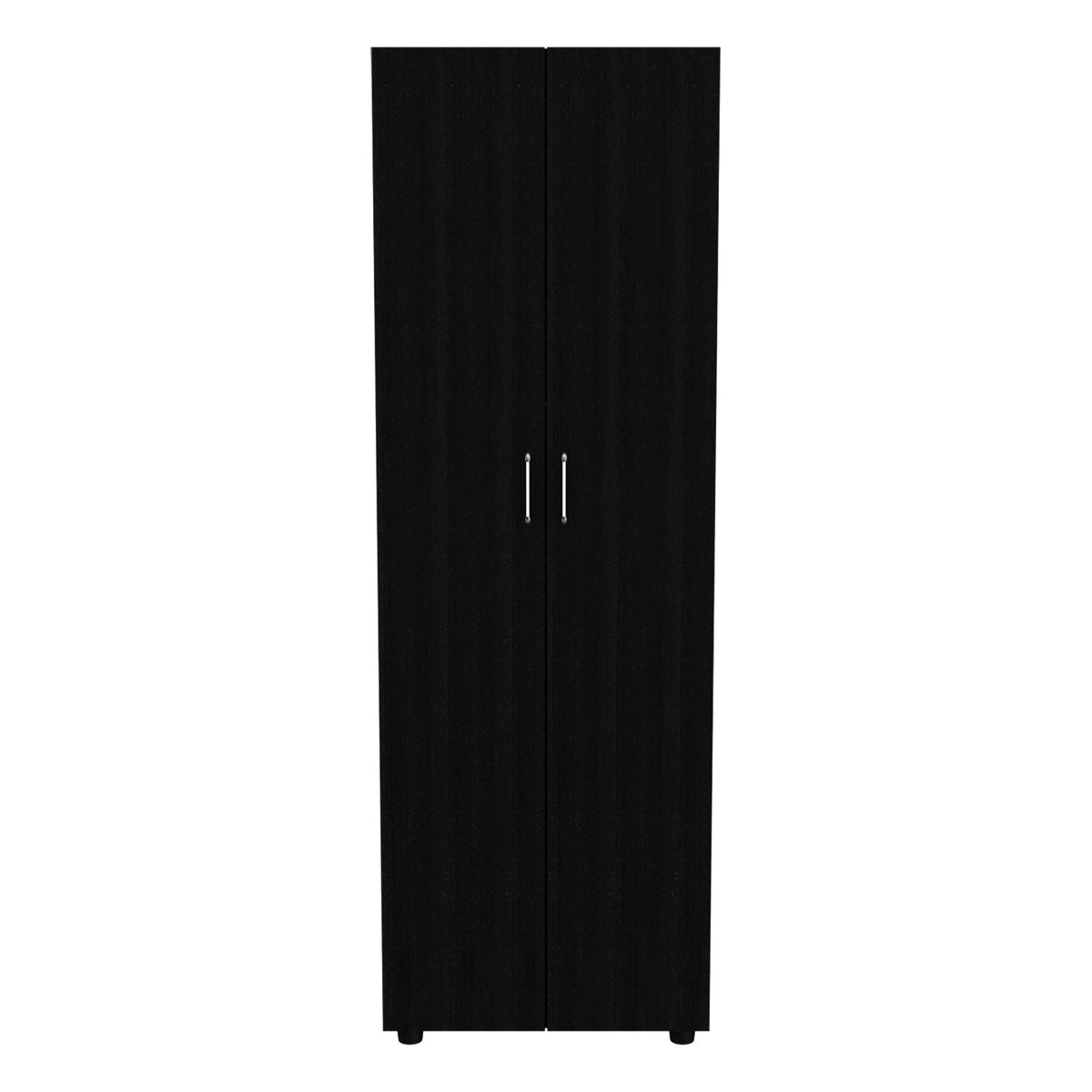 Armoire-Organiser 70.8"H with Two Shelves, Rod, and Double Door Cabinet