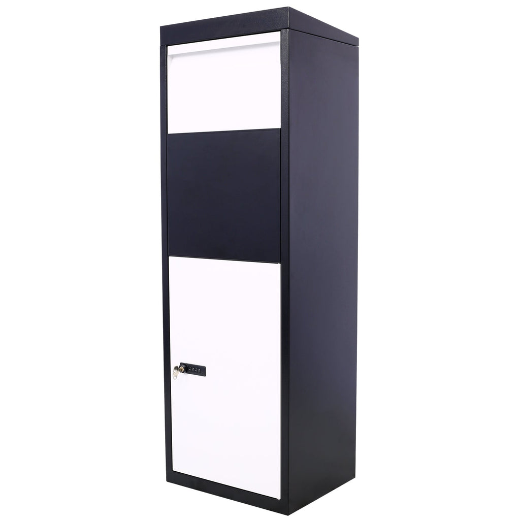 Package Delivery Box - Galvanized Steel Parcel Mailbox