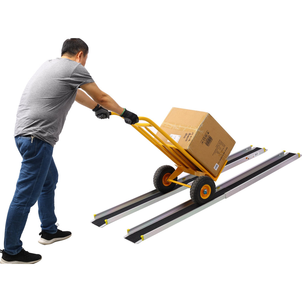 7' Adjustable Wheelchair Telescoping Track Ramps