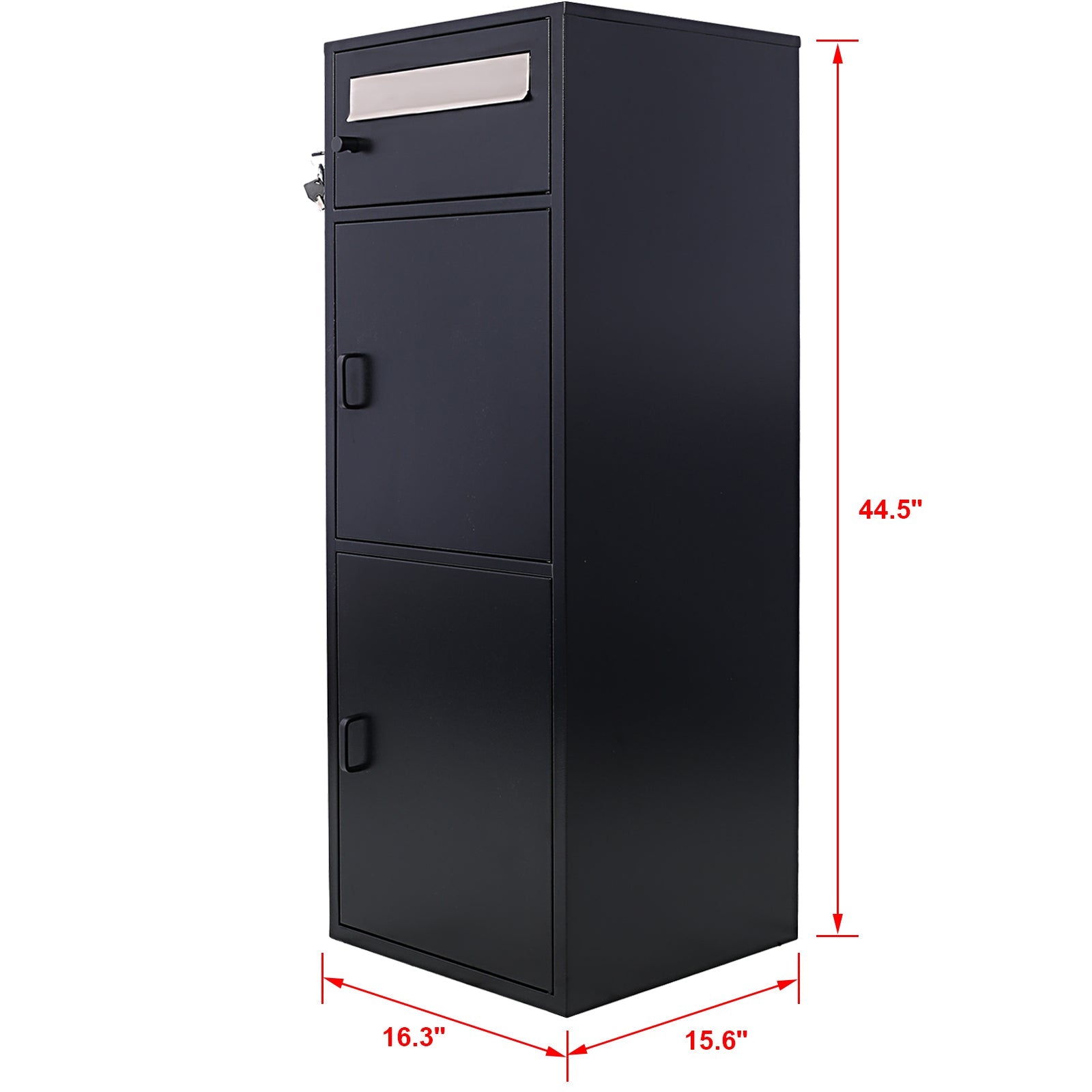 Large Steel Freestanding Floor Parcel Package Drop