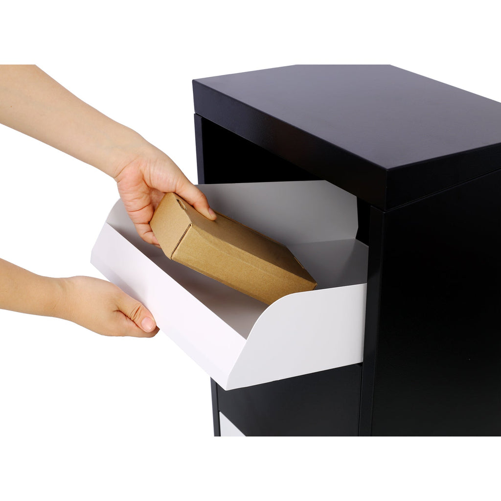 Package Delivery Box - Galvanized Steel Parcel Mailbox