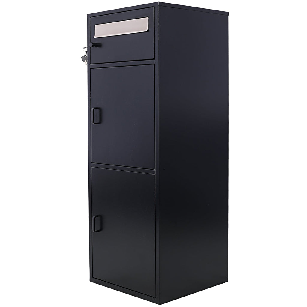 Large Steel Freestanding Floor Parcel Package Drop