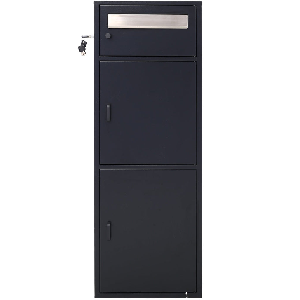 Large Steel Freestanding Floor Parcel Package Drop