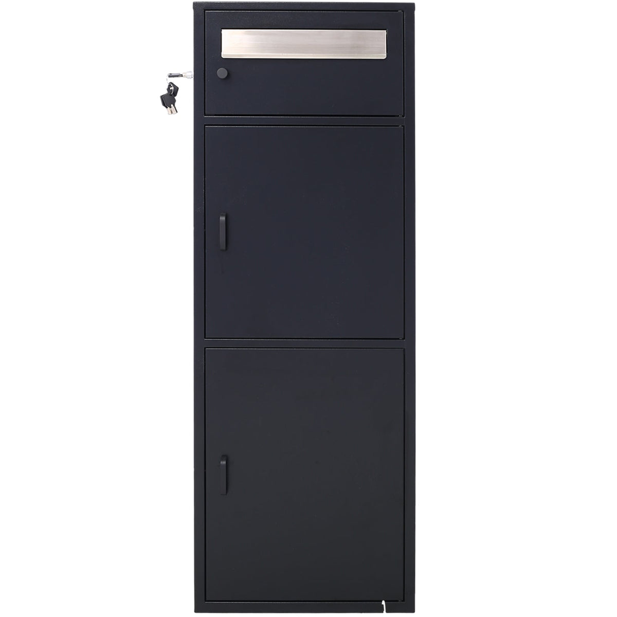 Large Steel Freestanding Floor Parcel Package Drop