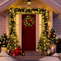 Pre-lit Christmas Tree Artificial Christmas 4-Piece Set