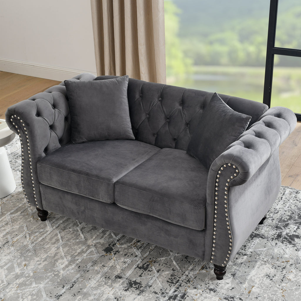 58.8" Chesterfield Sofa