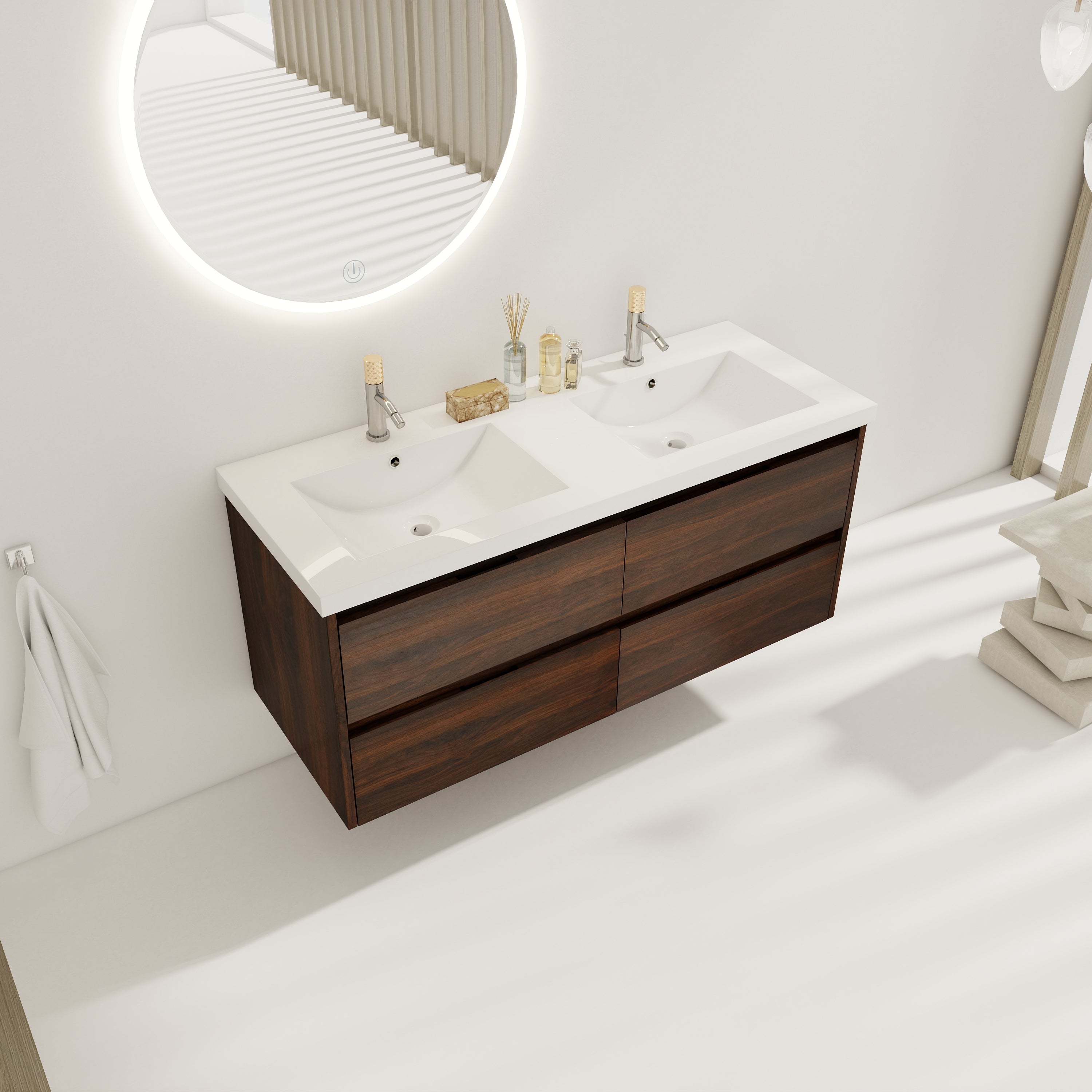 48 Inch Bathroom Vanity With Dual Sink