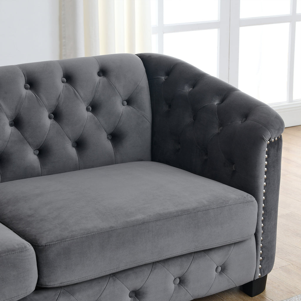Velvet Chelsfield Sofa Set