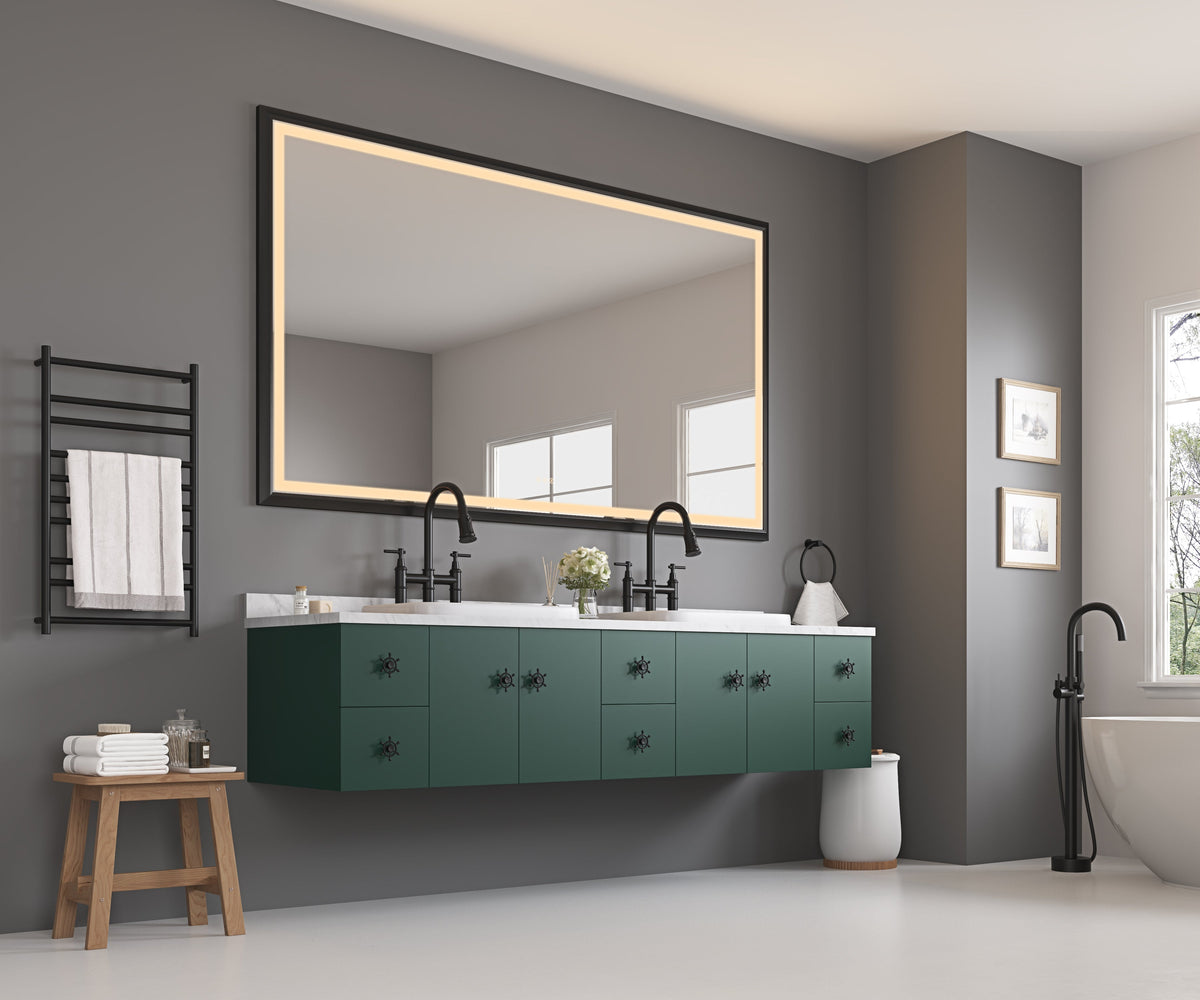 84in. W x 48in. H Oversized Rectangular Bathroom Mirror
