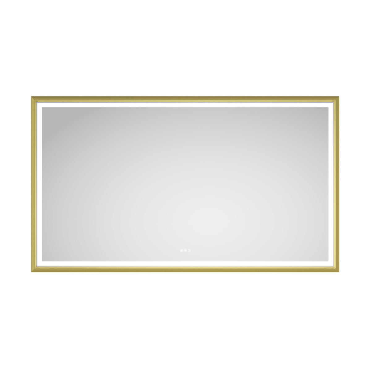 84in. W x 48in. H Oversized Rectangular Framed LED Mirror