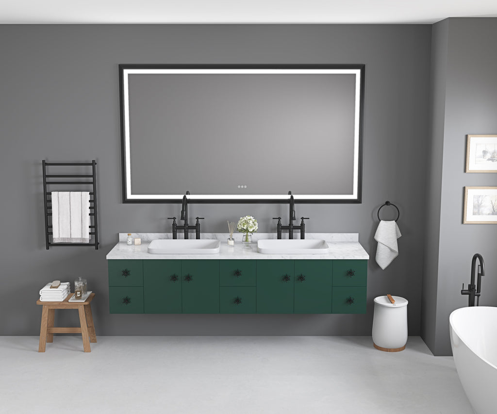 84in. W x 48in. H Oversized Rectangular Bathroom Mirror