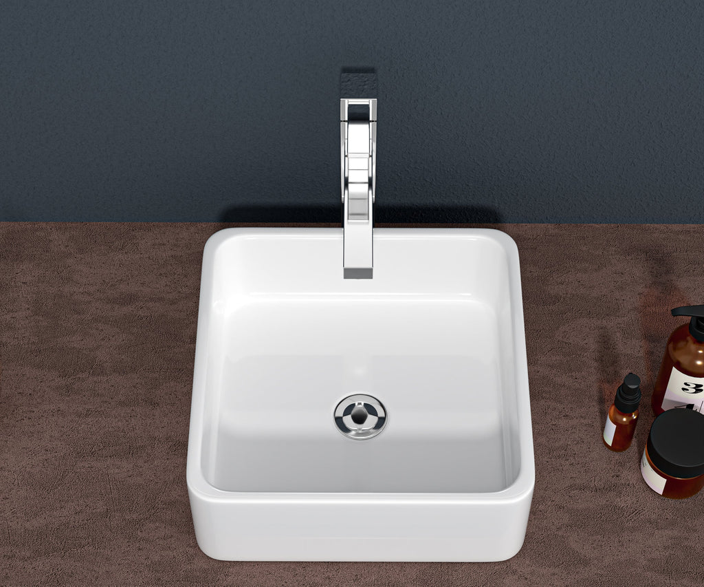 15x15 Inch Modern Bathroom Vessel Sink