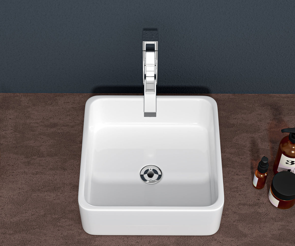 15x15 Inch Modern Bathroom Vessel Sink