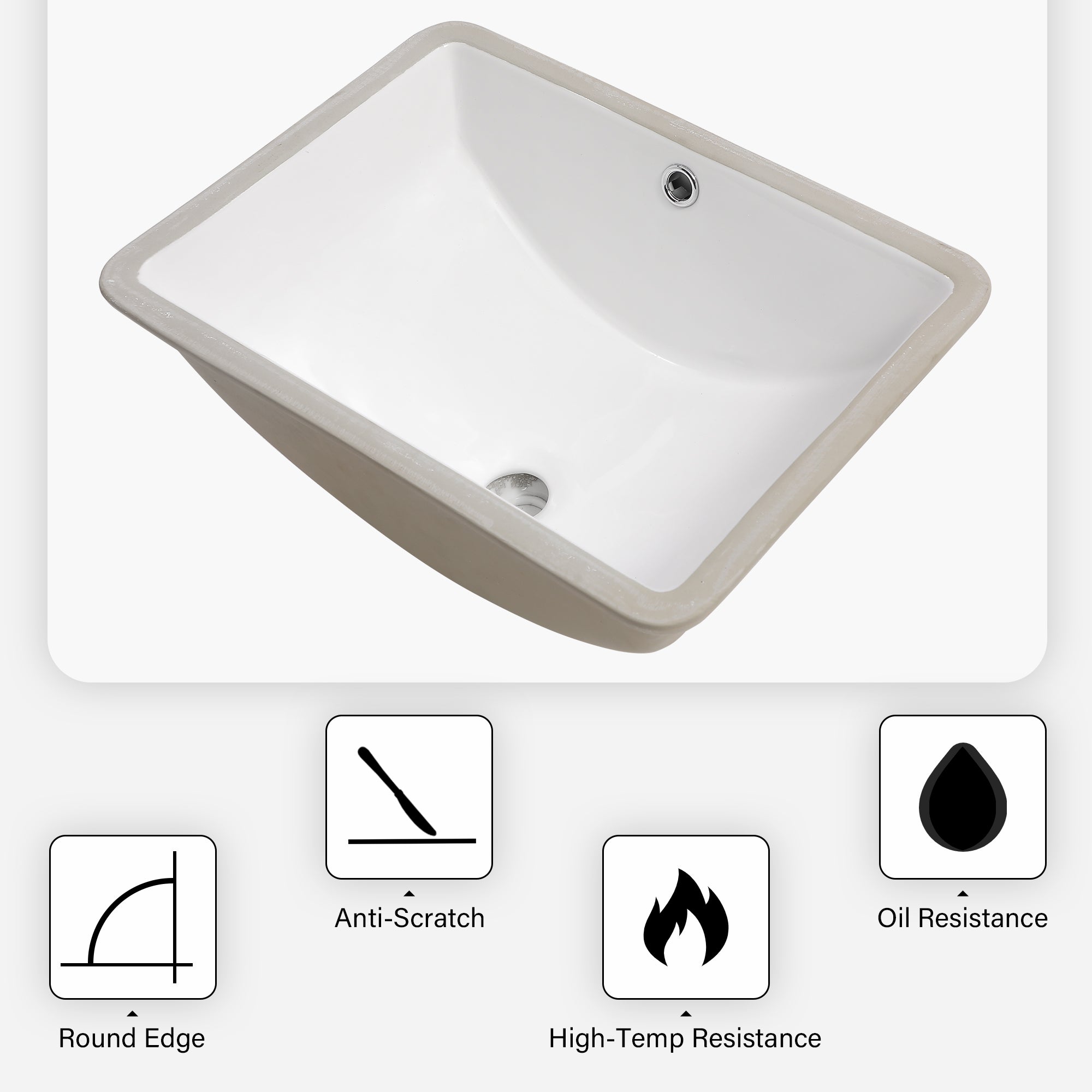 Modern Undermount Bathroom Sink