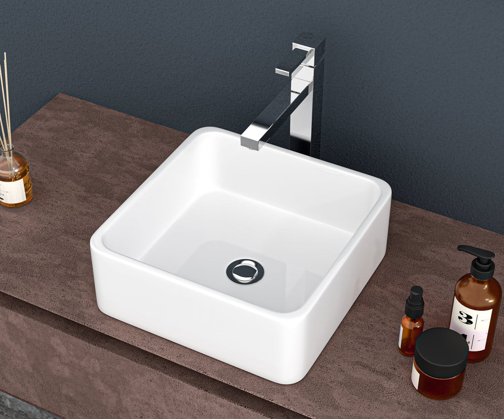 15x15 Inch Modern Bathroom Vessel Sink