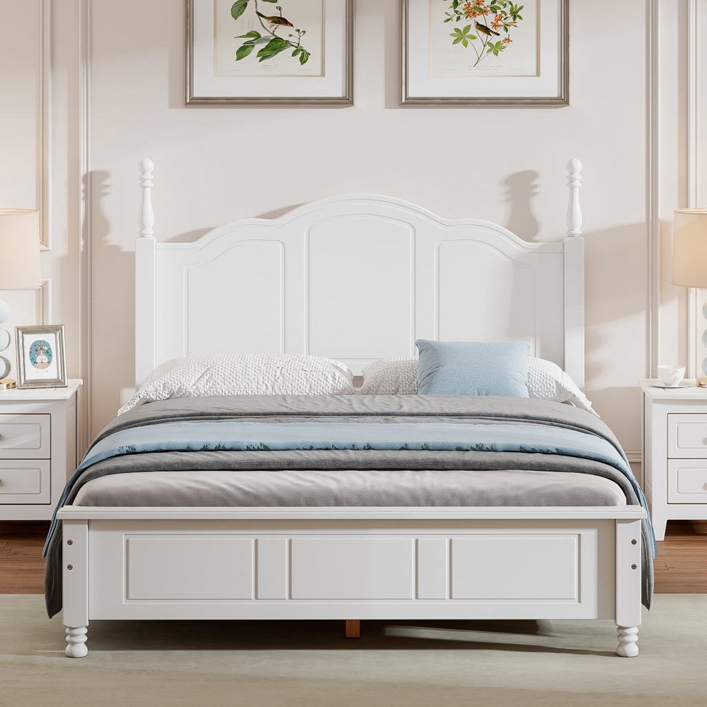 Full Size Wood Platform Bed Frame
