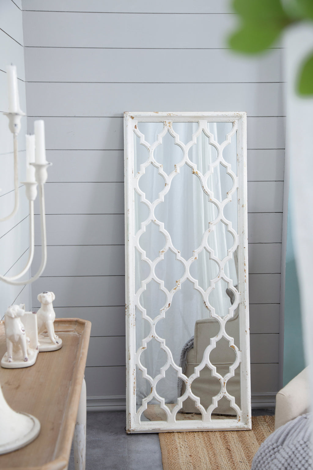 24" x 60" Distressed Full Length Mirror