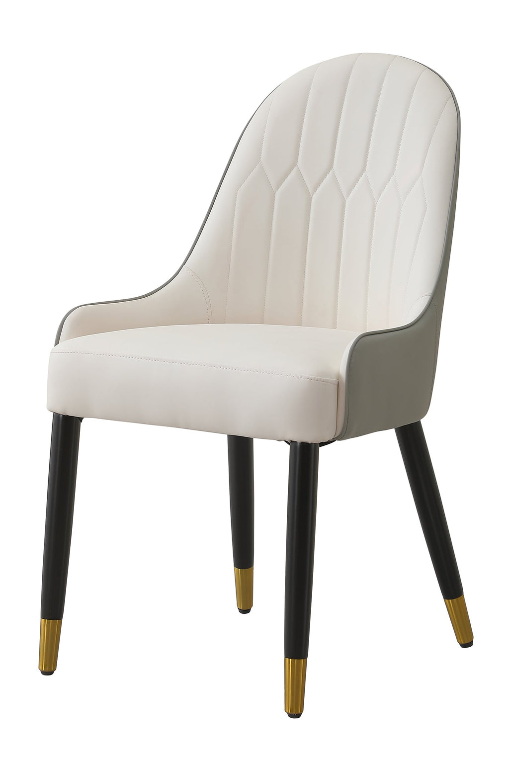 Modern Dining Chairs Set of 2 pcs Faux Leather Dining Chair