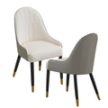 Modern Dining Chairs Set of 2 pcs Faux Leather Dining Chair