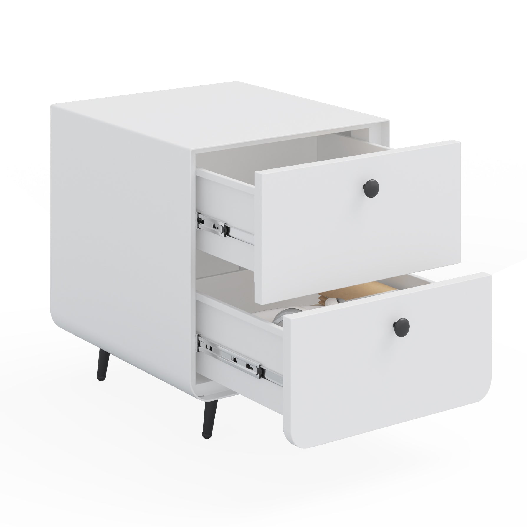 Modern Night Stand Storage Cabinet