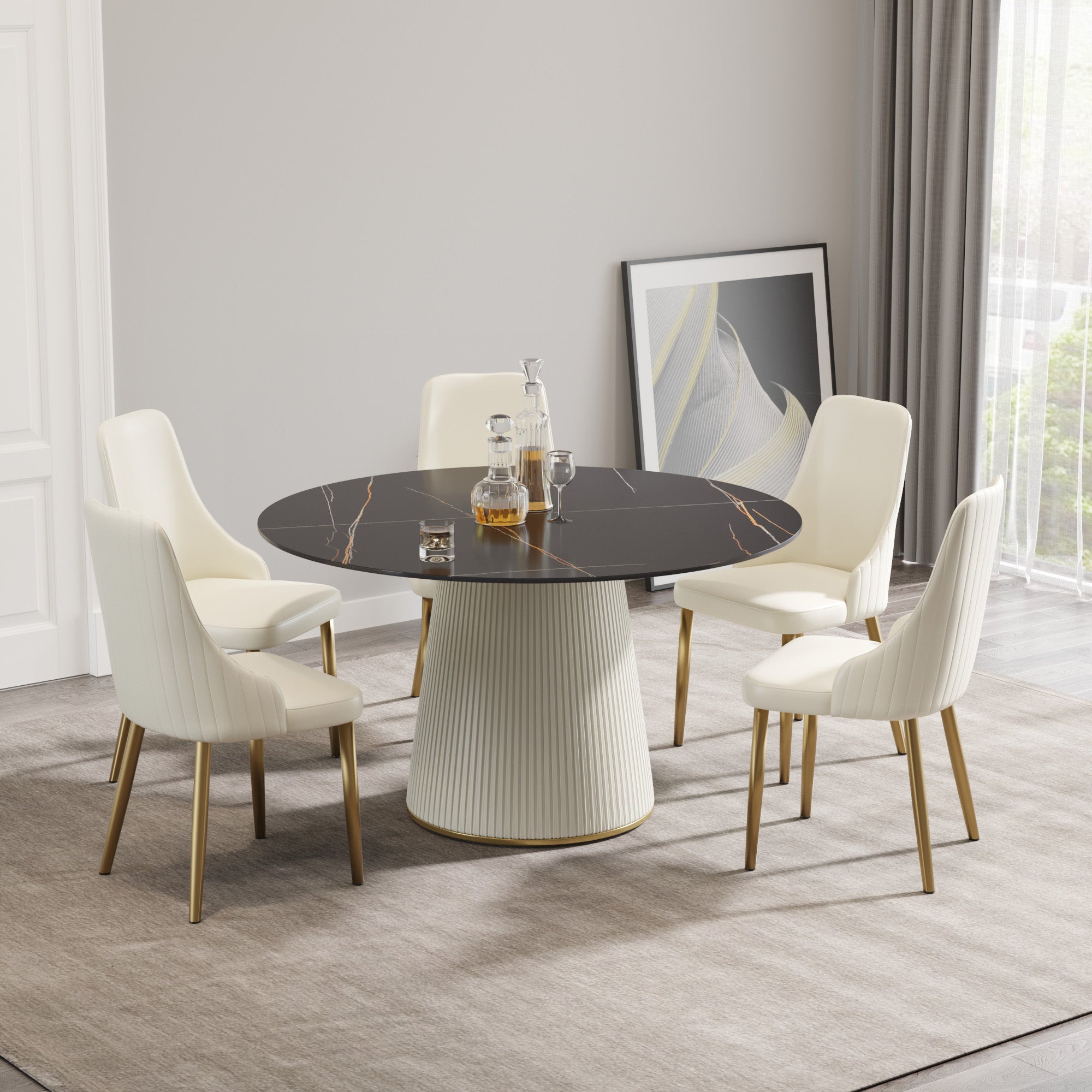 53.15" Modern Dining Table