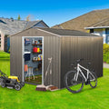 8x10ft Outdoor Metal Storage Shed