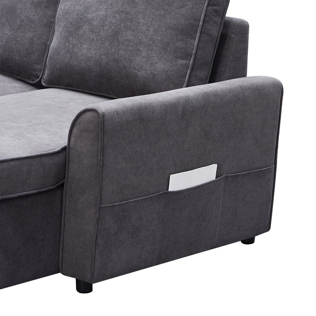 Modern Modular L-Shaped Sofa Bed with Chaise Longue