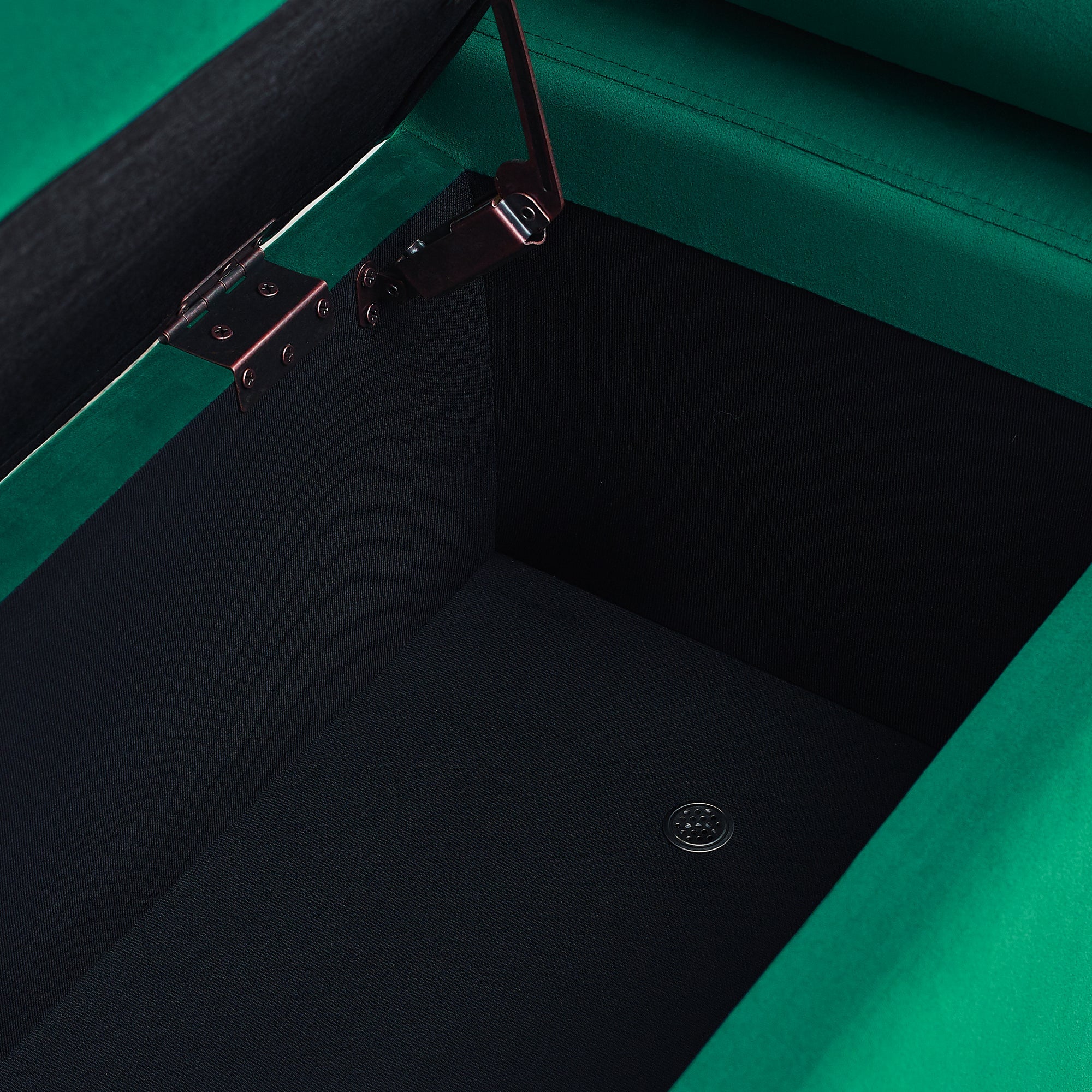 Elegant Upholstered Velvet Storage Bench