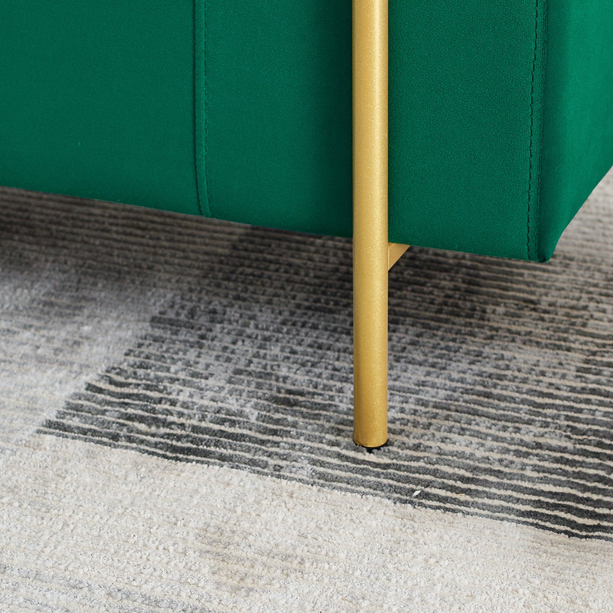 Elegant Upholstered Velvet Storage Bench