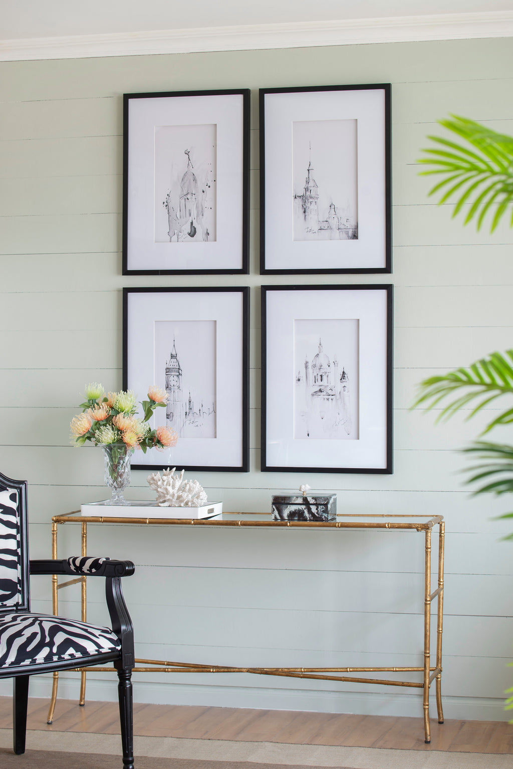 Set of 4 Architecture Wall Art Prints