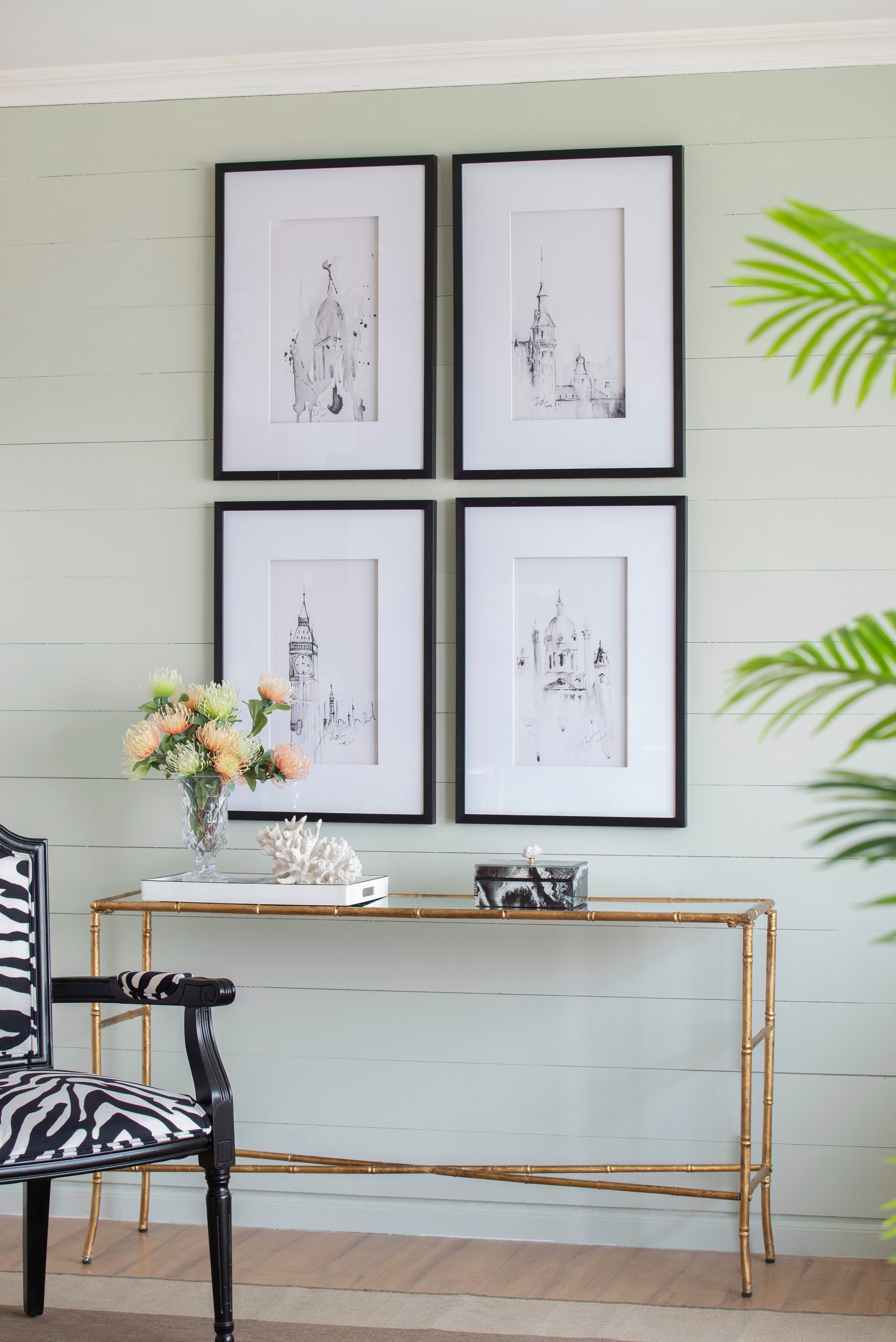 Set of 4 Architecture Wall Art Prints