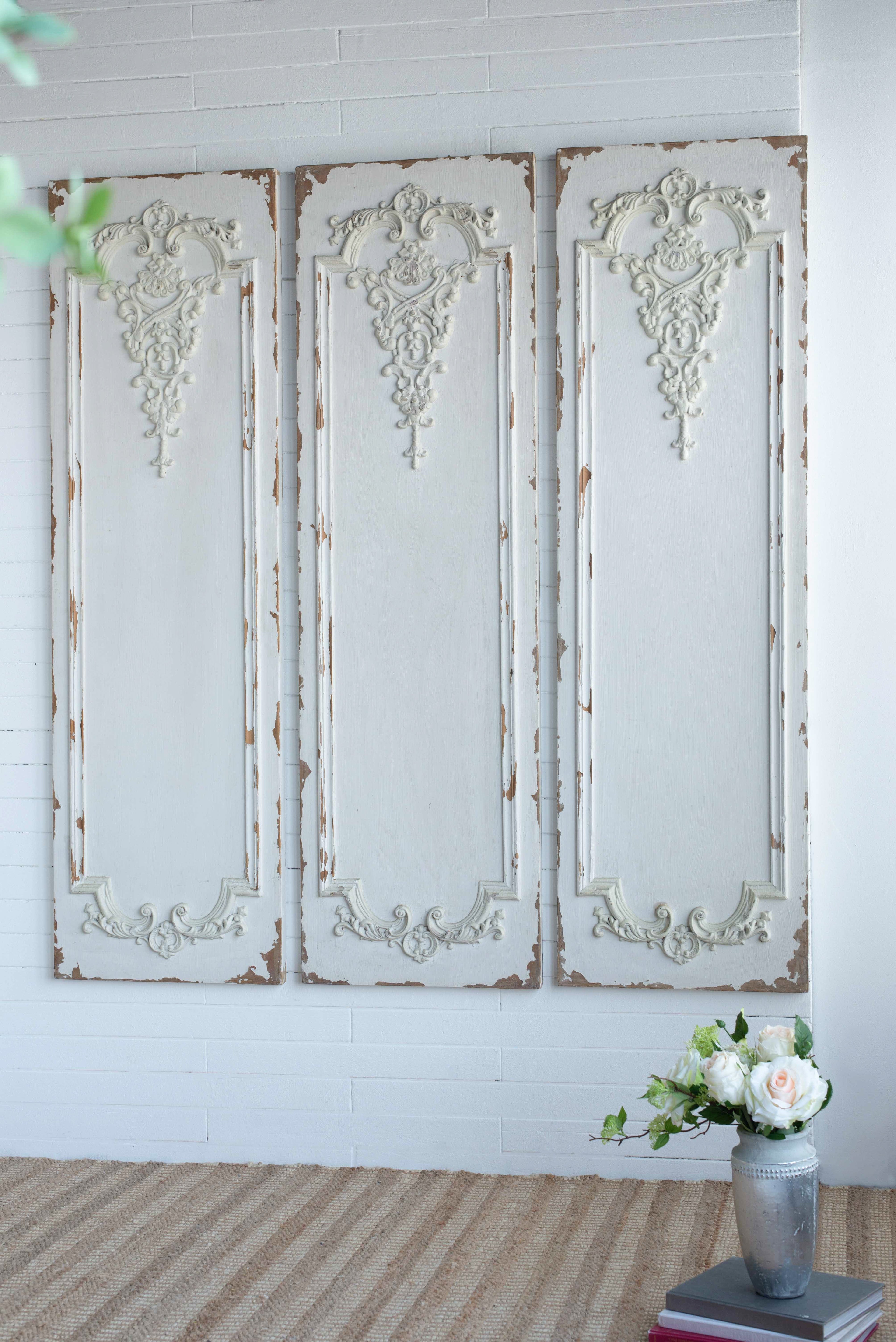 Set of 3 Large Wall Décor Panels