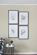 Set of 4 Botanical Wall Art Prints