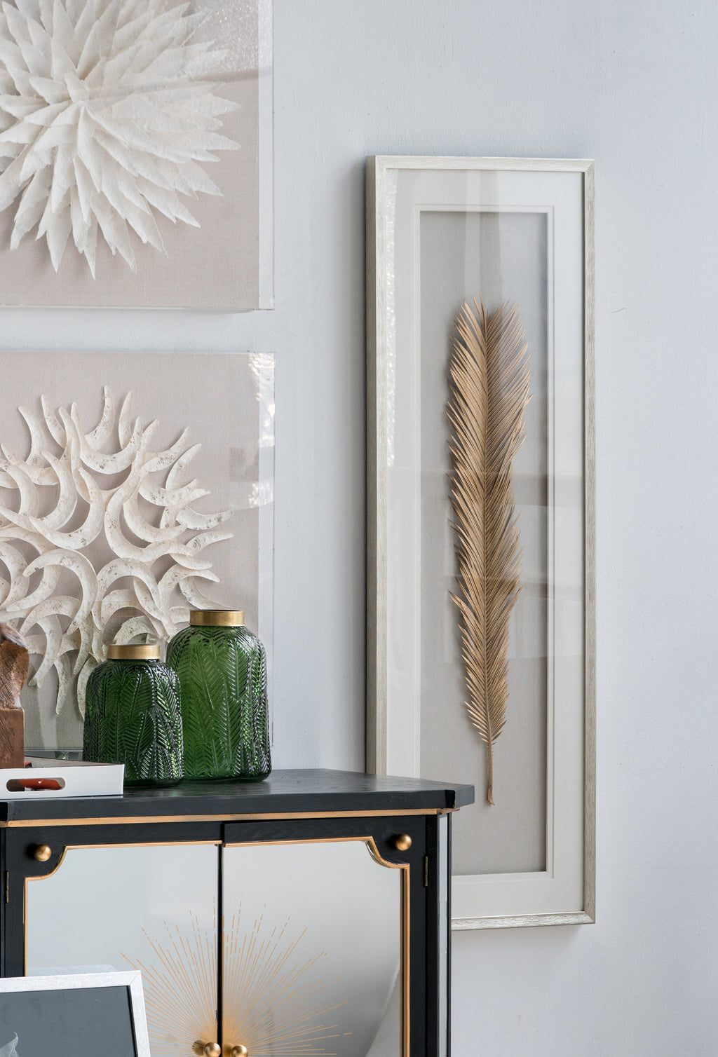 Gold Leaf Framed Wall Art