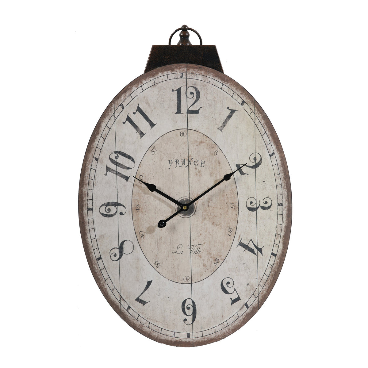 18" x 29" Antique Wall Clock