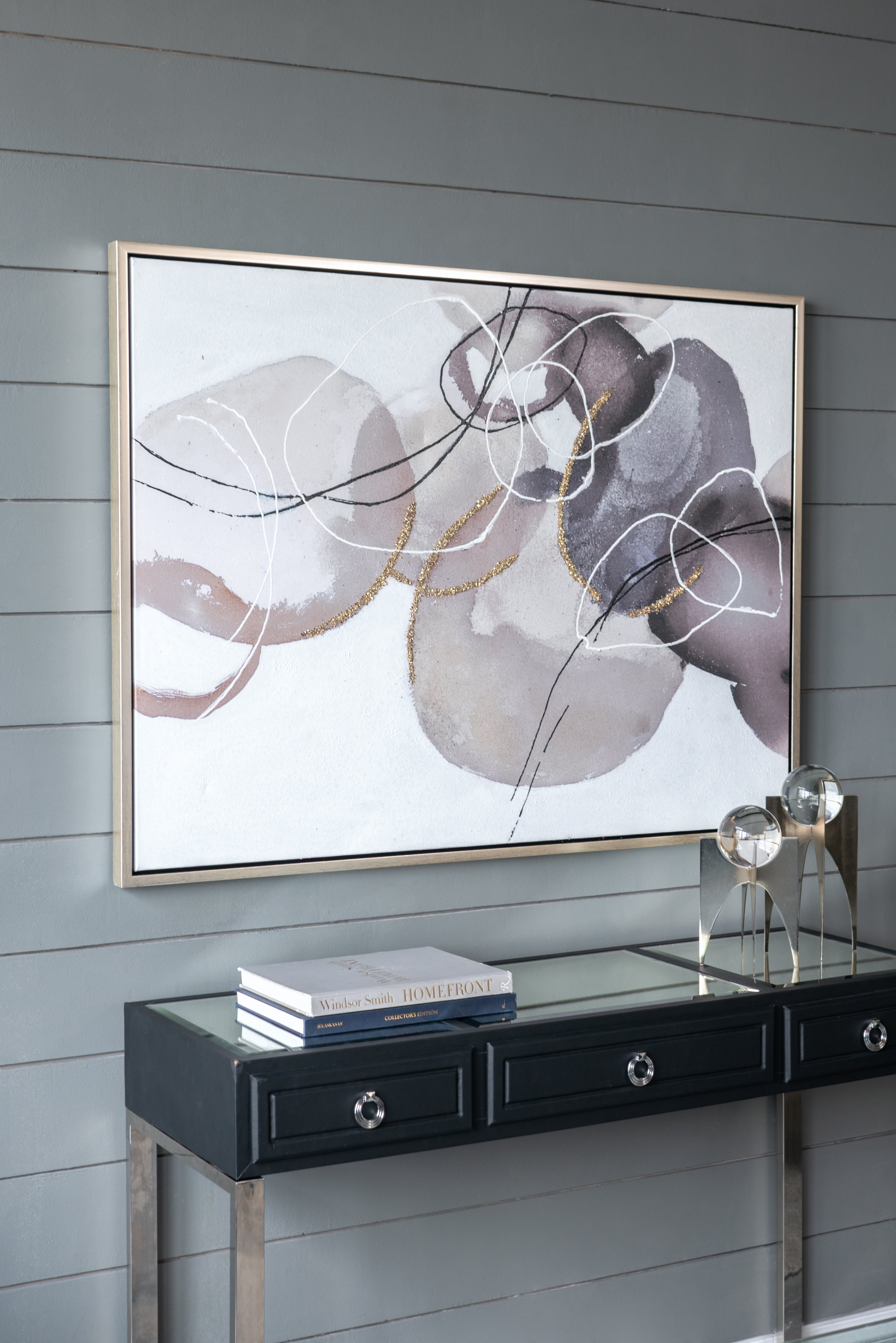 47" x 35.5" Large Modern Oil Painting